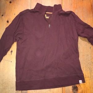 Carhartt “relaxed fit” quarterzip